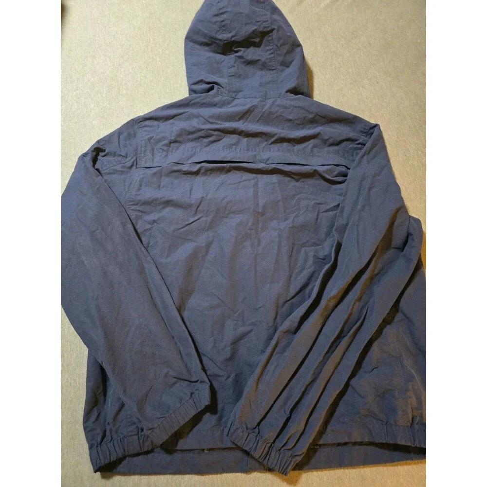 J Crew Jacket Anorak Large Mens All Weather Jacket Navy